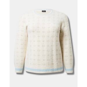 NWT Torrid Baby Eyelash Lurex Pullover Sweater 1X